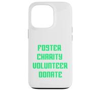 Foster Charity Volunteer Donate Retro Philanthropist Present Case for iPhone 13 Pro