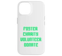 Foster Charity Volunteer Donate Retro Philanthropist Present Case for iPhone 14