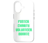 Foster Charity Volunteer Donate Retro Philanthropist Present Case for iPhone 17