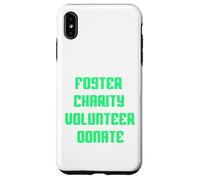 Foster Charity Volunteer Donate Retro Philanthropist Present Case for iPhone XS Max