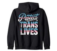 Foster Family Protect Trans Lives Foster Zip Hoodie