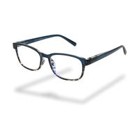 Foster Grant Berlin Reading Glasses for Men & Women +3.00 - Soft Square Frame in Modern Design with Spring Hinges, Scratch-Resistant Lenses & Protective Case
