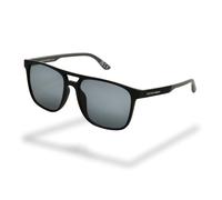 Foster Grant Black Square Sunglasses for Men - Matte Square Frame with Scratch & Impact-Resistant Lenses, UVA-UVB Protection & Smoke Tint for Everyday Style, Outdoor Activities & Eye Care