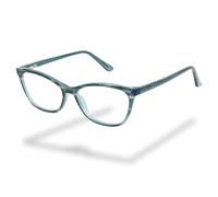 Foster Grant Como Reading Glasses for Women +1.50 - Cat Eye Frame in Stylish Design with Spring Hinges, Scratch-Resistant Lenses & Protective Case