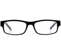 Foster Grant Glasgow Reading Glasses for Men & Women +2.00 - Rectangular Frame made with 20% Recycled Plastic, Scratch-Resistant Lenses, Spring Hinges & Sustainable Pouch
