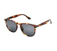 Foster Grant LA Express Tort Oval Women's Sunglasses - Retro-Inspired Tortoiseshell Frame, Smoke Lenses, UVA-UVB Protection, Scratch-Resistant & Effortlessly Stylish for Everyday Wear