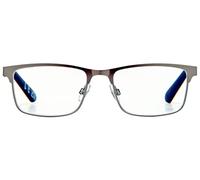 Foster Grant Larch Reading Glasses for Men & Women +1.00 - Rectangular Frame with Blue Light Filtering Lenses, Scratch-Resistant Coating, Spring Hinges & Protective Case