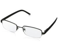 Foster Grant Men's Lyden 1012838-275.FGU Rectangular Readers,Satin Gun,2.75x