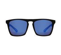 Foster Grant Sunsentials Men's Sunglasses - Rectangle Black Frame with Smoke Lenses - Polycarbonate Construction - Scratch & Impact-Resistant with UVA-UVB Protection for Everyday Urban Wear