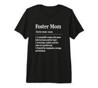 Foster Mom Definition Funny Parent Premium T-Shirt