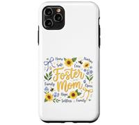Foster Mom Nurturing Family Hope Sunflowers Case for iPhone 11 Pro Max