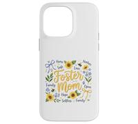 Foster Mom Nurturing Family Hope Sunflowers Case for iPhone 14 Pro Max