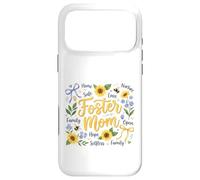 Foster Mom Nurturing Family Hope Sunflowers Case for iPhone 17 Pro Max