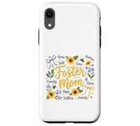 Foster Mom Nurturing Family Hope Sunflowers Case for iPhone XR