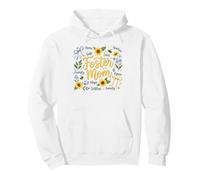 Foster Mom Nurturing Family Hope Sunflowers Pullover Hoodie