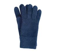 FosterNatur, Merino Men's Gloves / Finger Gloves, 100% Extra Fine Wool, Cosmos, 9 UK