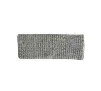 FosterNatur, Merino Rib Headband with Cotton Lining, 100% Wool, gray, One Size