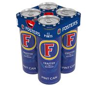 FOSTERS 4Pk Pint Can - 3.7%