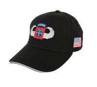Fostex 82nd Airborne 3D Baseball Cap (Black), Black, One size