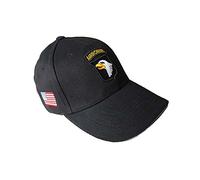 Fostex Garments Baseball Cap 101st Division Airborne Screaming Eagle Paratroopers USA - Black - One size