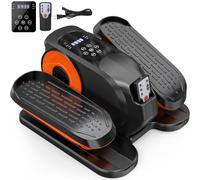 Fostoy Under Desk Elliptical Machine, Elliptical Pedal Exerciser for Home Workout, 12-Speed Adjustable Elliptical Bike for for Seniors Leg Exercise, Quiet & Portable for Home or Office Use