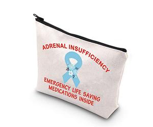 FOTAP Adrenal Support Medical Alert Bag Adrenal Insufficiency Emergency Life Saving Medications Inside First Aid Bag (Adrenal Insufficiency-UK)