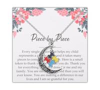 FOTAP Autism Awareness Gift ABA Therapist Appreciation Gifts Asperger Awareness Necklace Behaviorist Jewelry, One Size, Copper, No Gemstone