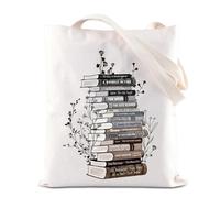 FOTAP Banned Book Merch Handbag Banned Book Tote Bag Literary Gift Banned Books Week Gift Librarian Gift Banned Books Gift (forever UK)