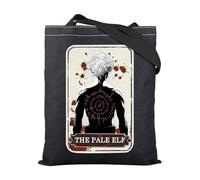 FOTAP BG3 Tote Bag BG3 Video Game Lover Gift The Pale Elf Shoulder Bag Astarion Gift DND Dungeon Master Grocery Shopping Bag (Pale Elf UK2)