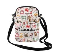 FOTAP Canada Gift Canada Lover Gift Canada Vacation Gift Canada Is Always a Good Idea Crossbody Bag Canada Traveler (Canada Is CR)
