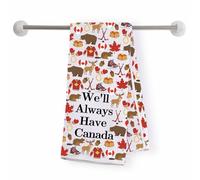 FOTAP Canada Travel Souvenir Gift Canada Travel Kitchen Towel Canadian Pride- Vacation Tea Towel Housewarming Gift (HaveCanada-KT UK)