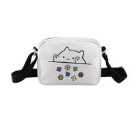 FOTAP Cat Throwing Dice DnD Dungeon Master Bag of Holding Zipper Pouch Gamer Dice Crossbody Bag (WT-Dragons Card HB)