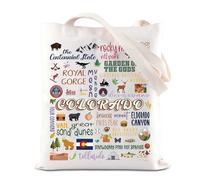 FOTAP Colorado State Vacation Gift Centennial State Tote Bag Colorado Lover Gift Centennial State Travelers Handle Bag (Colorado UK2)