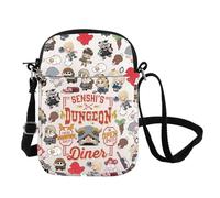 FOTAP Delicious Dungeon Inspire Crossbody Bag Japanese Anime Gift RPG Gamer Gift Cooking Adventure Shoulder Bag (D DINER CB UK)