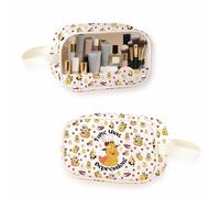FOTAP Demon Anime Clear Makeup Bag Cartoon Movie Merch Take That Depression Demon Fan Clear Travel Toiletry Bag, Take That C-Makeup