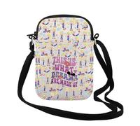 FOTAP Emotions Of Lizzie Gift Cartoon Lizzie Merchandise This Is What Dreams Are Made Of Crossbody Bag Gift for Lizzie Fans (Dreams Cr UK)