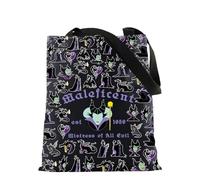 FOTAP Evil Queen Gifts Evil Queen Tote Bag Maleficent Est 1959 Shoulder Bag Mistress of Evil Gift Villains Movie Handbag