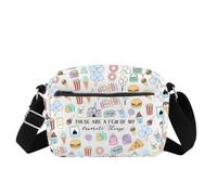 FOTAP Fairytale Fans Crossbody Bag Vacation Trip Gift Mouse Ice Cream Messenger Bag Magic Kingdom Snacks Lover Gift (THINGS HB CB UK)