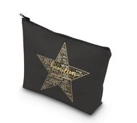 FOTAP Hamilton Gift Broadway Musical Theatre Crossbody Bag Musical Inspired Zipper Pouch Bag (BLK-Mu hamilton)