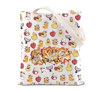FOTAP Hazbin Cartoon Merch Wap Bam Boom Inspire Tote Bag Helluva Boss Gift Demon Ducky Gift Hazbin Anime Gift (Boom T UK)