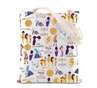 FOTAP Hercules Merch Tote Bag Greek Mythology Fans Gift Zero To Hero Shoulder Bag Hercules Character Inspire Gift (To Hero T UK)