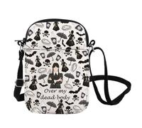 FOTAP Horror TV Show Inspired Crossbody Bag Over My Dead Body Shoulder Bag TV Show Movie Merch Messenger Bag AD Fans Gift (DEAD BODY CB UK)