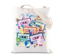 FOTAP Inside Movie Merch Cartoon Emotion Gift Inside Characters Tote Bag Joy Anger Fear Sadness Handbags (done mind UK)