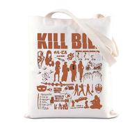 FOTAP Japanese Action Movie Tote Bag Anime Movie Inspired Gift The Bride Crime Fans Gift Girl Power Shoulder Grocery Bag (kill-b UK2)