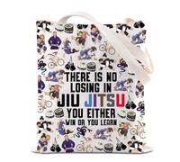 FOTAP Jiu Jitsu Tote Bag Martial Artist Handbag Taekwondo Coach Bag Jiu Jitsu Mom Gifts for Martial Art Lovers Game Day Gift (Jiu Jitsu UK)