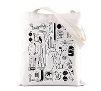FOTAP JJK Inspired Tote Bag Manga Anime Fan Shoulder Bag Sorcerer Curse Fighter Japanese Anime Fan Shopping Bag (SUMMER T CA)