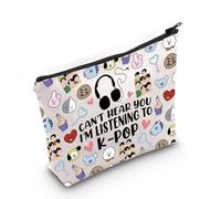 FOTAP K-POP Music Lover Gift Cosmetic Makeup Bag Korean Band Fans Gift (K-POP UK2)