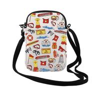 FOTAP Lifeguard Survival Kit Best Lifeguard Ever Gift Surf Rescue Gift Zipper Pouch Crossbody Bag (Lifeguard CR)