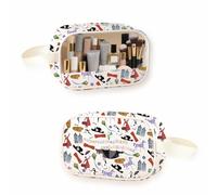 FOTAP Mary Inspire Clear Makeup Bag Supercalifragilistic Umbrella Poppins Clear Travel Toiletry Bag Mary Musical Movie Gift, Super C-Makeup