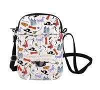 FOTAP Mary Popp Crossbody Bag Supercalifragilistic Umbrella Poppins Shoulder Bag Broadway Musical Gift Mary Movie Messenger Bag (SUPER CB)